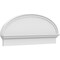 Ekena Millwork Elliptical Smooth Architectural Grade PVC Combination Pediment, 44"W x 17-7/8"H x 2-3/4"P PEDPC044X180ELL00 - alternate 1